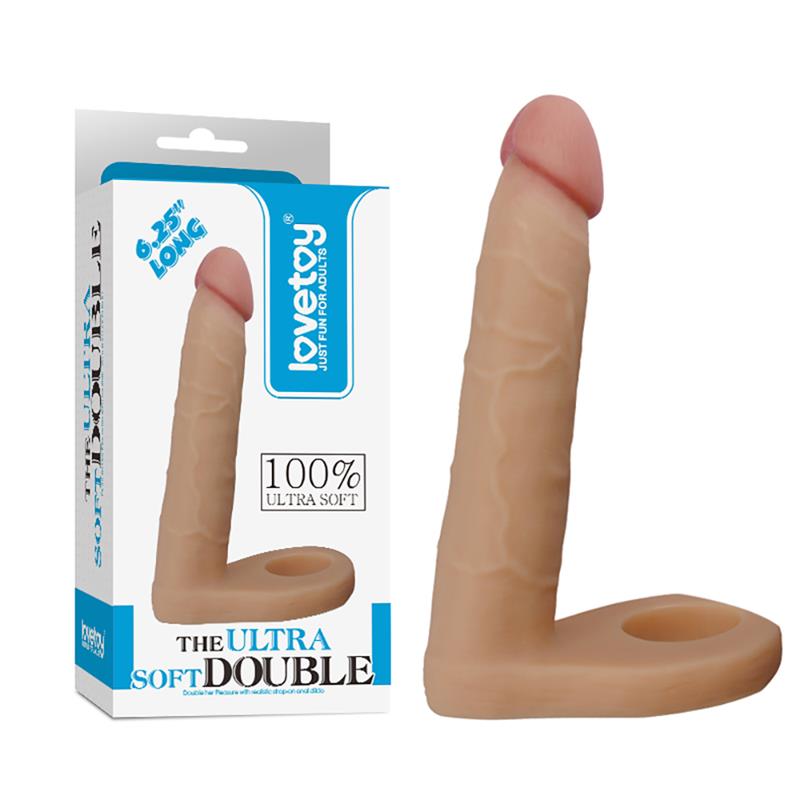 Dildo The Ultra Soft Double 6.25 Flesh – Image 4
