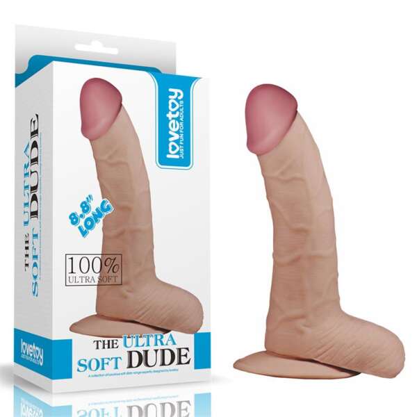 Dildo The Ultra Soft Dude 8.8 Flesh – Image 3