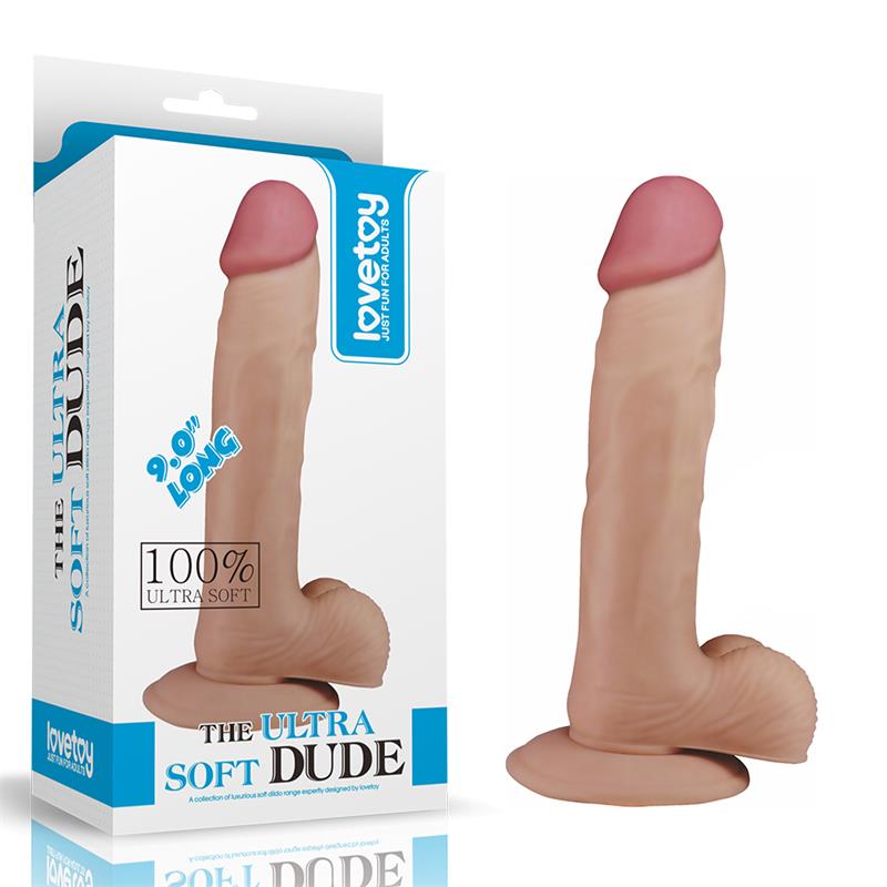 Dildo The Ultra Soft Dude 9 Flesh – Image 3