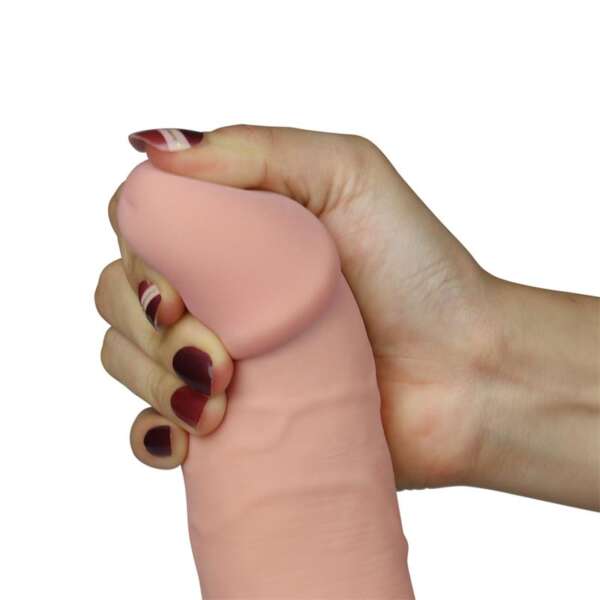 Dildo The Ultra Soft Dude con Vibración 8.8 Natural – Image 7