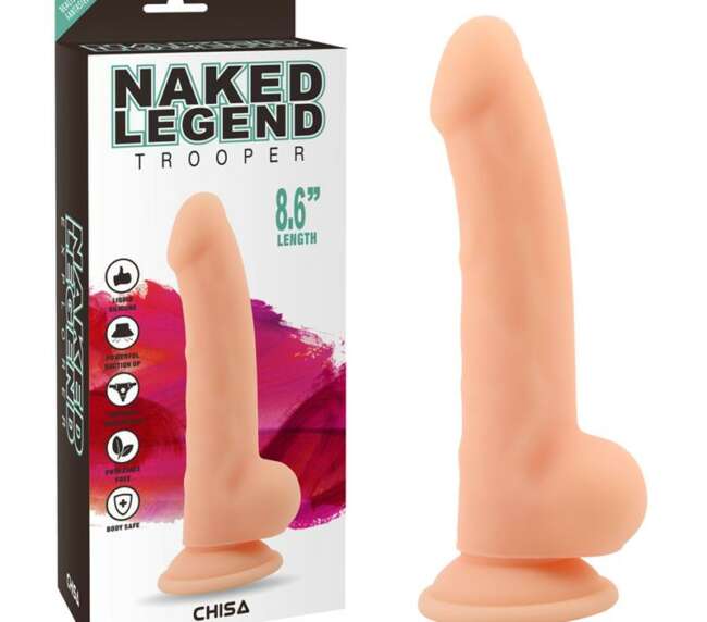 Dildo Trooper 8 Liquid Silicone Flesh