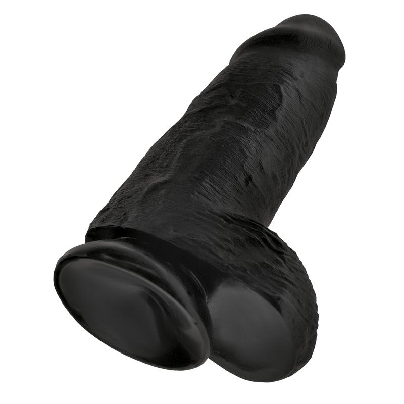 Dildo with Balls Chubby 9 Black – Image 3
