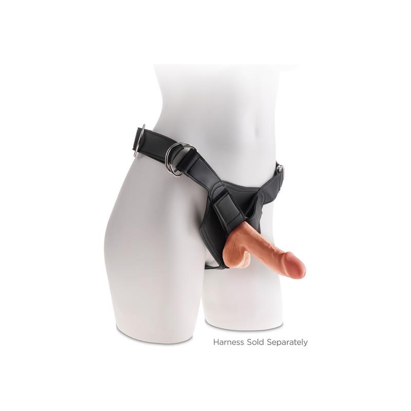 Dildo Triple Density with Testicles 6.5 Caramel – Image 5