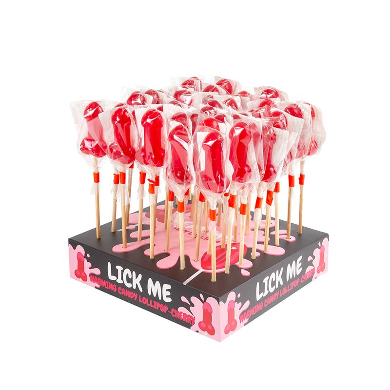 Display Cherry Lollipops Spicy Warming Effect 40 pcs – Image 3