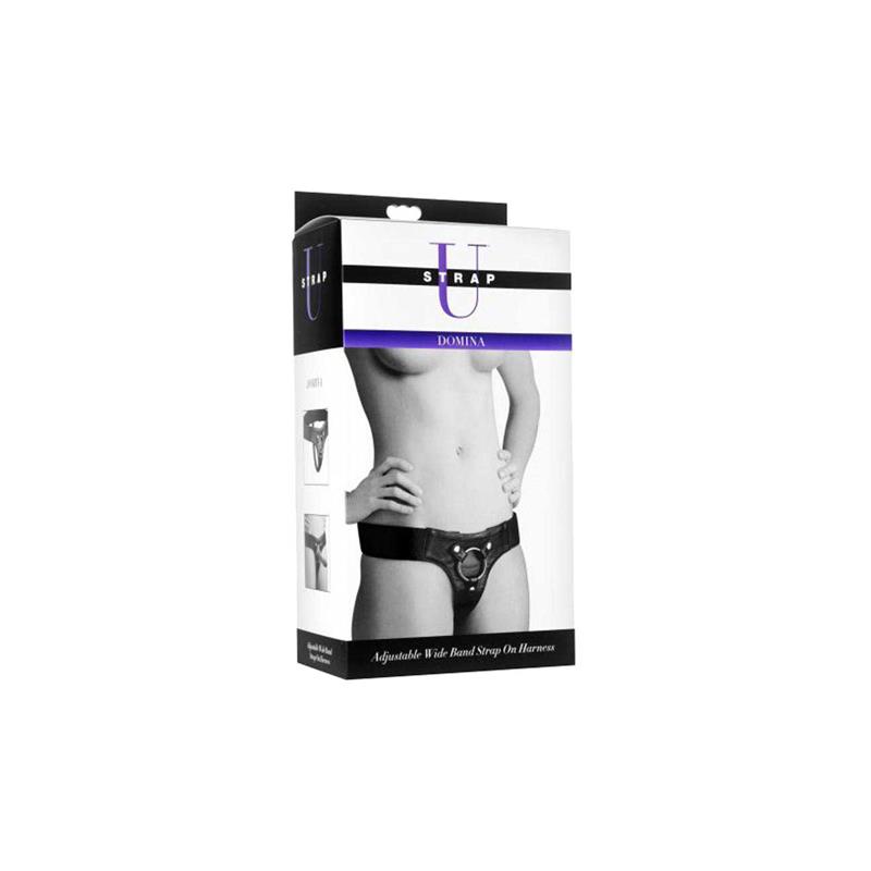Domina Wide Band Strap On Harness Black – Image 4