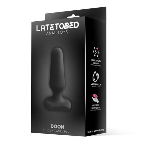 Doon Silicone Butt Plug Black – Image 3