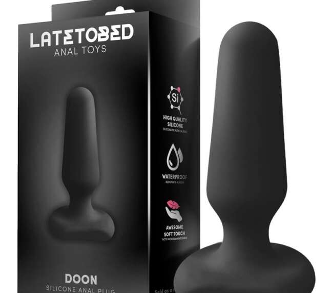 Doon Silicone Butt Plug Black