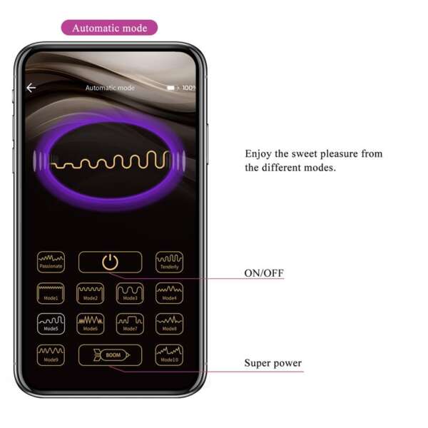 Doreen Vibrating Egg with Electro Shock and App – Image 7