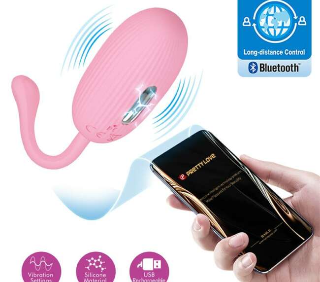 Doreen Vibrating Egg with Electro Shock and APP