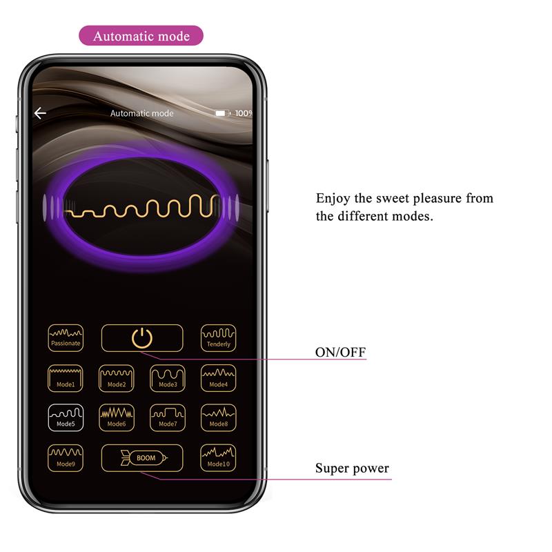 Doreen Vibrating Egg with Electro Shock and APP – Image 12