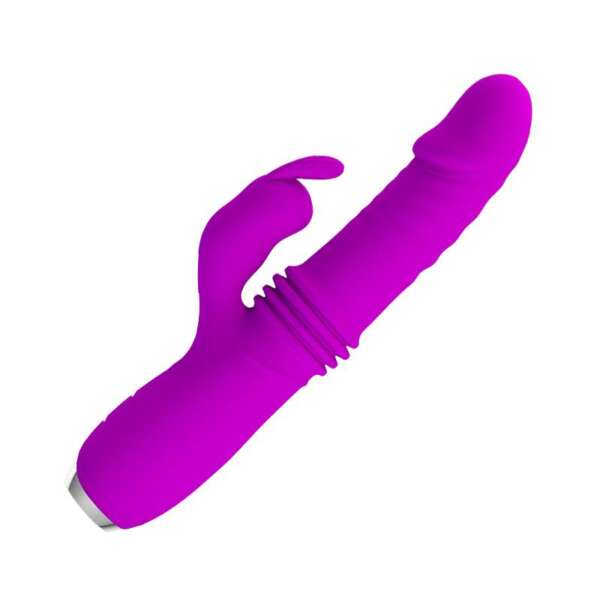 Dorothy Thrusting Vibrator USB Purple – Image 3