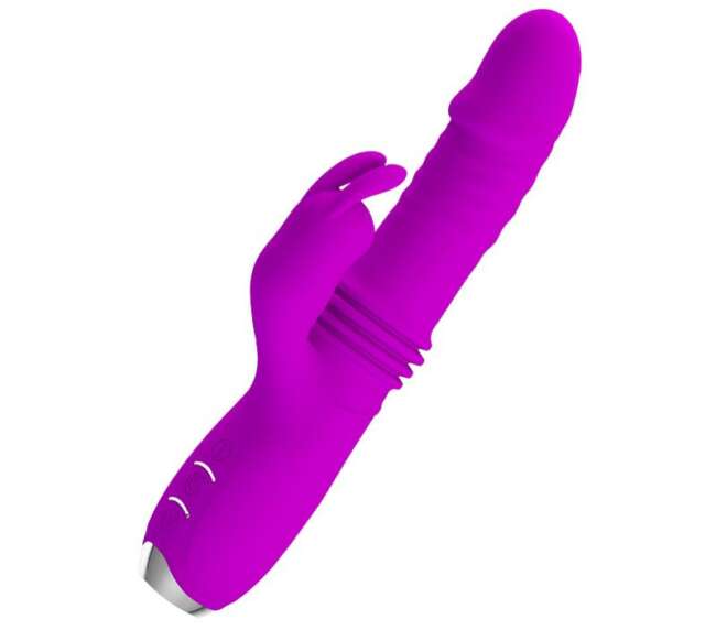 Dorothy Thrusting Vibrator USB Purple