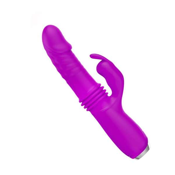 Dorothy Thrusting Vibrator USB Purple – Image 11
