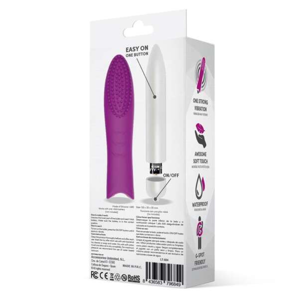 Dotys Easy Quick Vibrating Bullet Silicone Purple – Image 4
