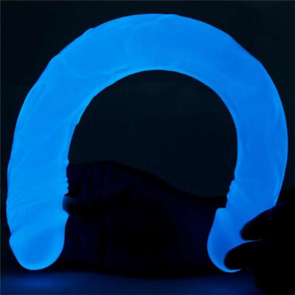 Double Dildo Lumino 14.5 Blue Light – Image 10