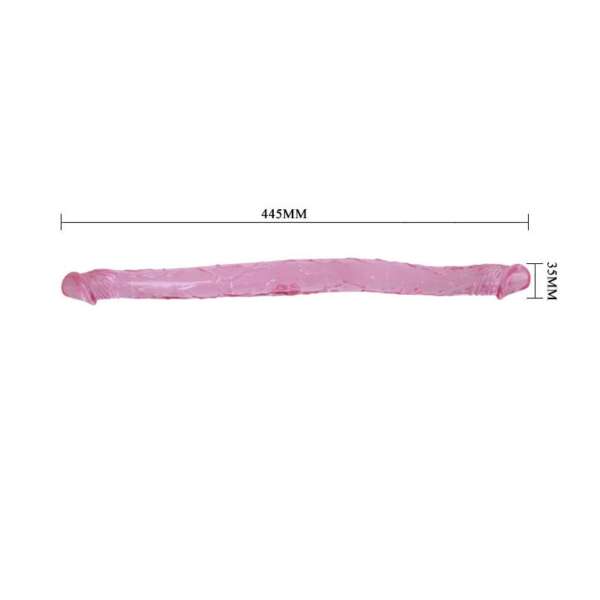 Double Dildo Pink 44 cm – Image 3