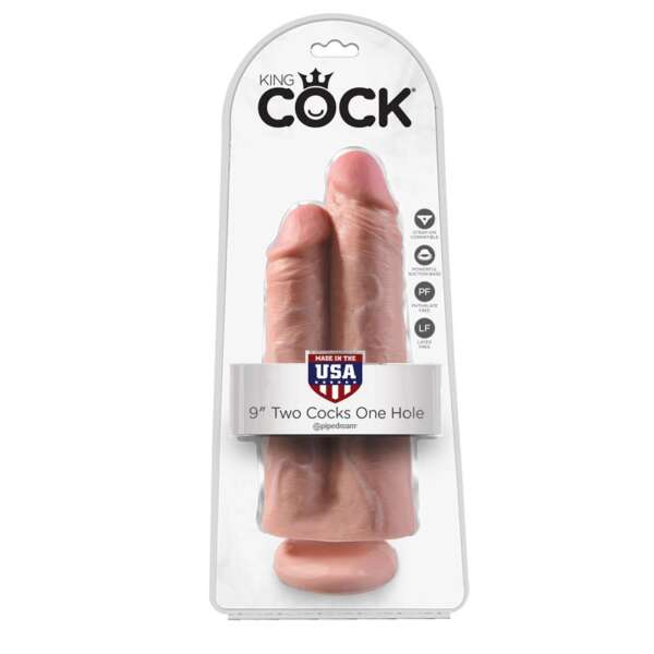 Double Dildo Two Cocks One Hole Flesh 9 – Image 3