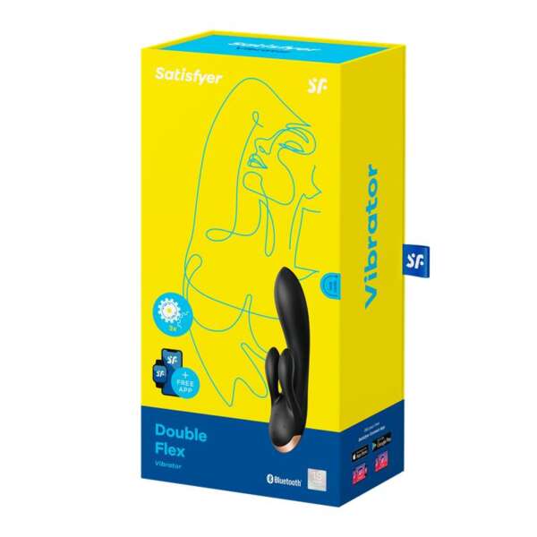 Double Flex G-Spot Vibe 3 Motors Satisfyer APP Connect Black – Image 6