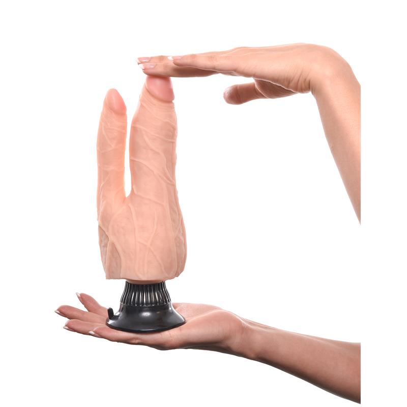 Double Realistic Vibe No. 8 19 cm Flesh – Image 6