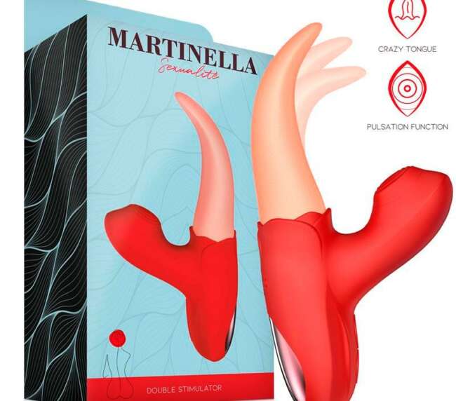 Double Stimulator Crazy Tongue and Pulsation