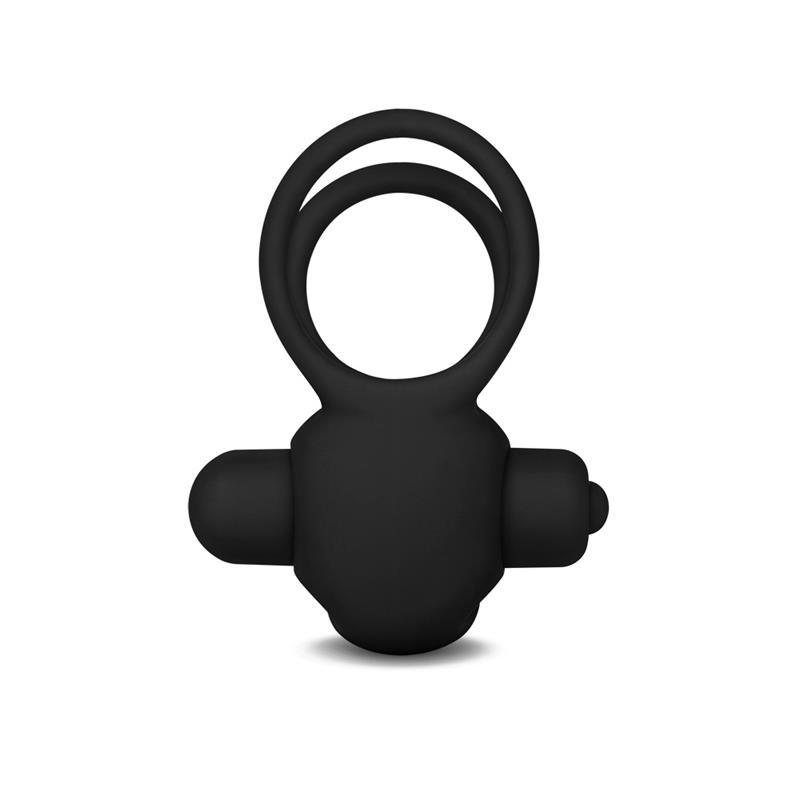 Double Vibrating Cockring Power Clit Duo Black – Image 4