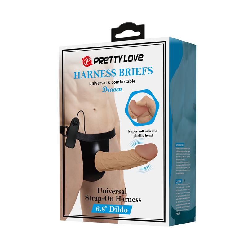 Draven Harness with Hollow Vibrating Dildo – Image 11