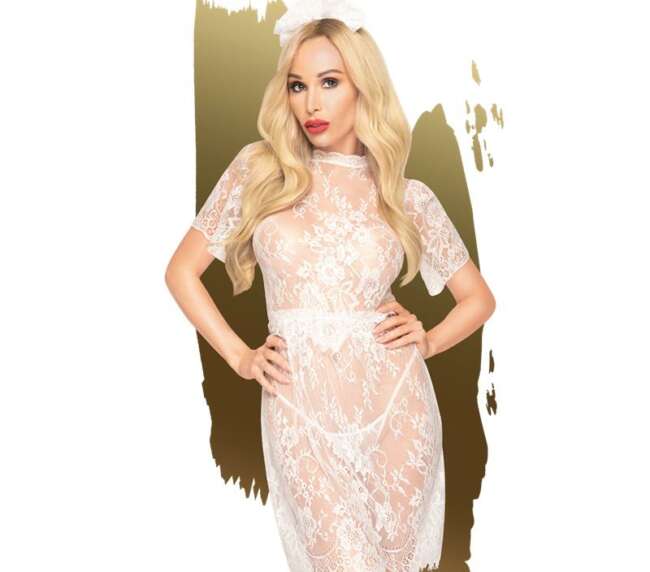 Robe Poison Cookie Blanc