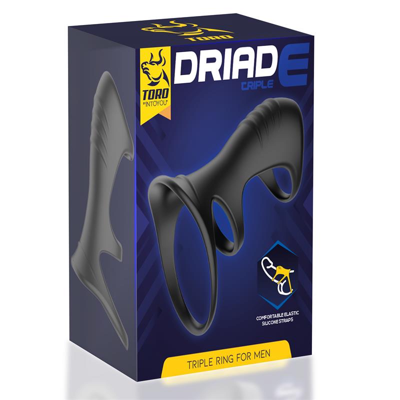 Driade Triple Ring for Men Silicone – Image 4