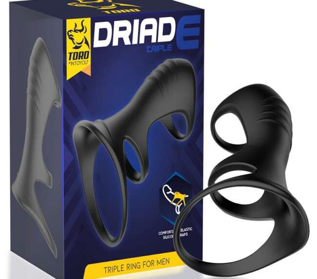 Driade Triple Ring for Men Silicone
