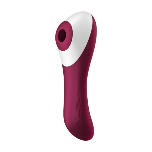 Dual Crush Vibe And Clitoris Sucker USB Red – Image 3