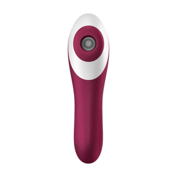 Dual Crush Vibe And Clitoris Sucker USB Red – Image 7