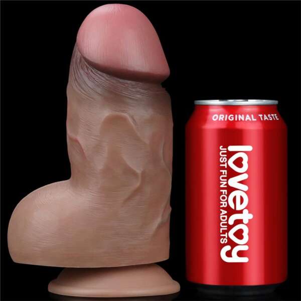 Dual Layered Platinum Silicone Dildo 7 – Image 3