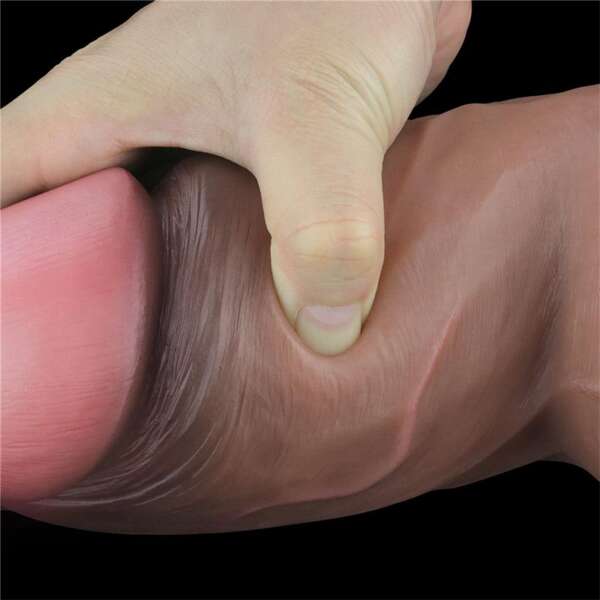Dual Layered Platinum Silicone Dildo 7 – Image 4