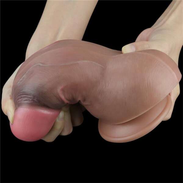 Dual Layered Platinum Silicone Dildo 7 – Image 6