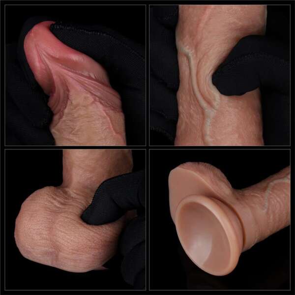 Dual Layered Silicone Dildo 7.5 – Image 5