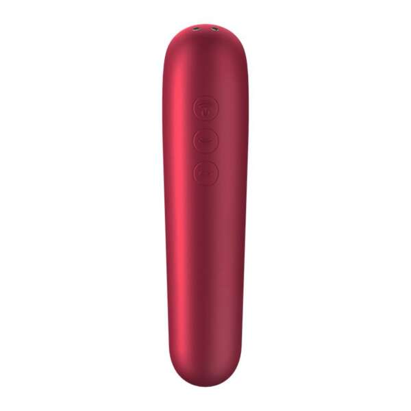 Dual Love Vibe and Sucker with Air Pulse Red – Image 5