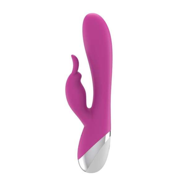 Dual Vibe with Rabbit USB Silicone Pink – Image 6