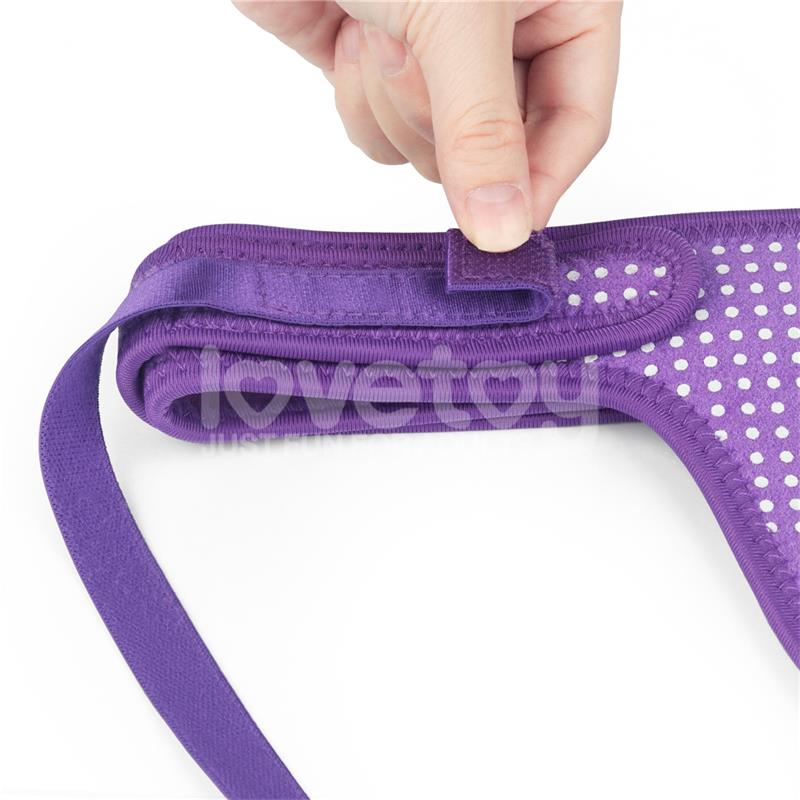 Easy Strap On Harness Polka Dots Purple – Image 12