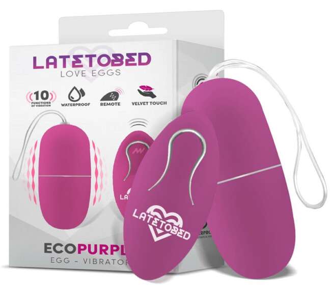 Ecopurple Vibrating Egg with Remote Control