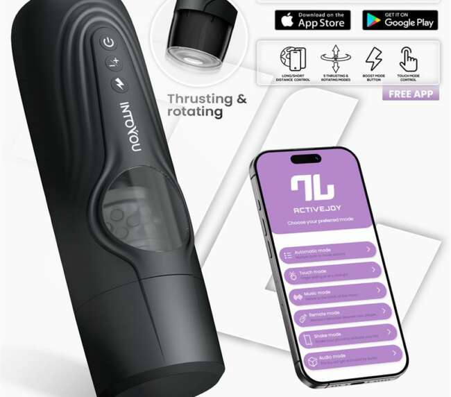 Egor Thrusting and Rotating Male Masturbator with App