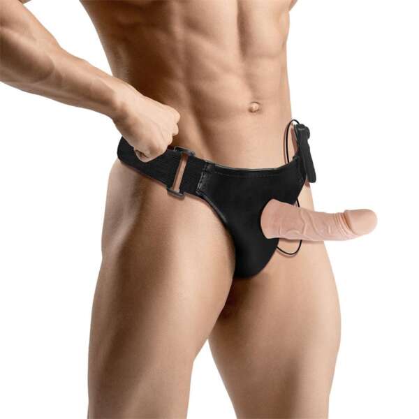 Eleto Detachable Strap-On with Hollow Dildo, Vibration and Remote Control – Image 7