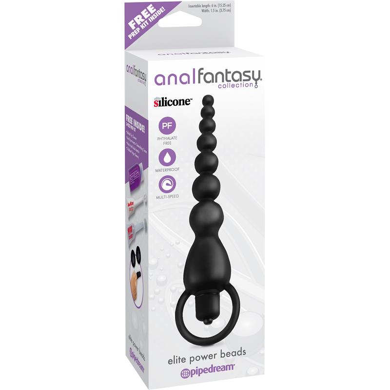 Elite Power Anal Beads Black – Image 4