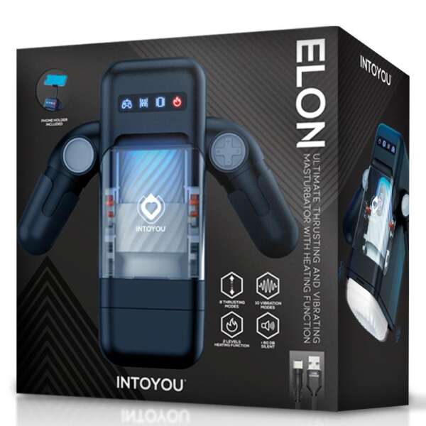 Elon Intelligent Masturbator with Up and Down Movement, Vibration, Heat and Phone Holder – Image 12