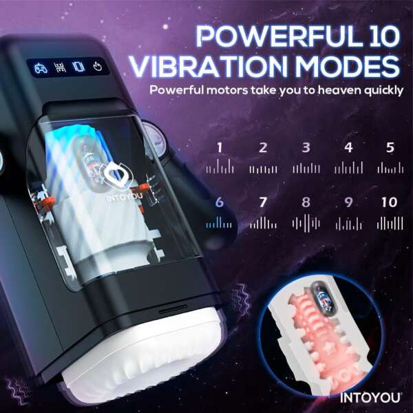 Elon Intelligent Masturbator with Up and Down Movement, Vibration, Heat and Phone Holder – Image 13