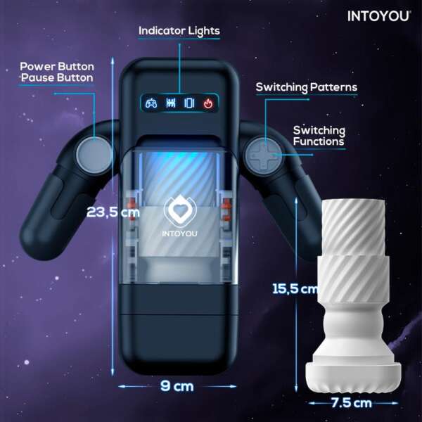 Elon Intelligent Masturbator with Up and Down Movement, Vibration, Heat and Phone Holder – Image 14