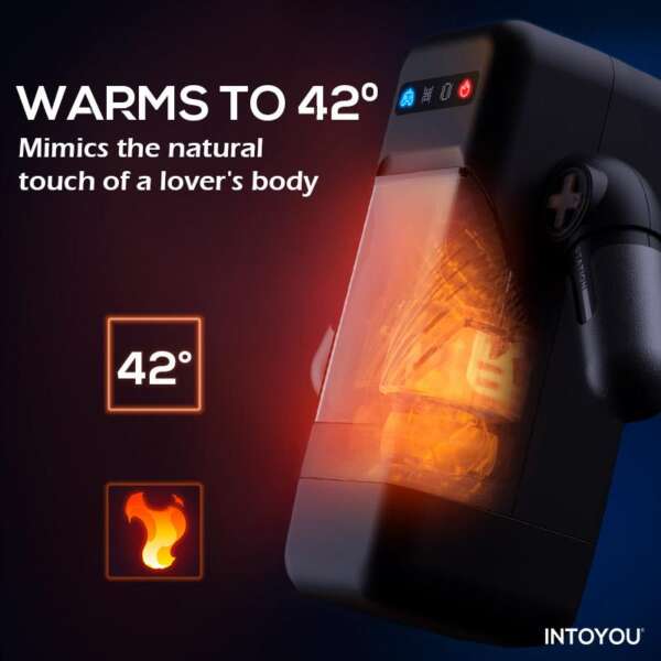 Elon Intelligent Masturbator with Up and Down Movement, Vibration, Heat and Phone Holder – Image 15