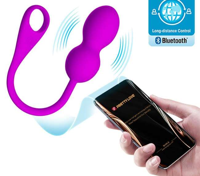 Elvira Vibrating Kegel Balls with APP