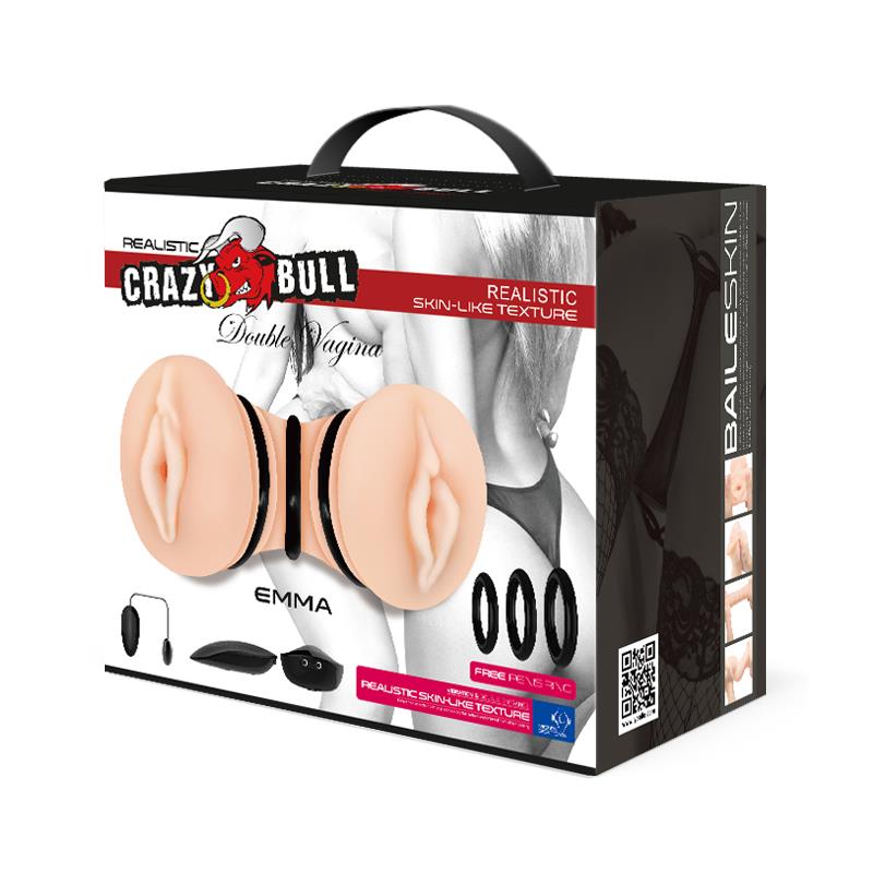 Emma Double Vibrating Vagina Masturbator – Image 11