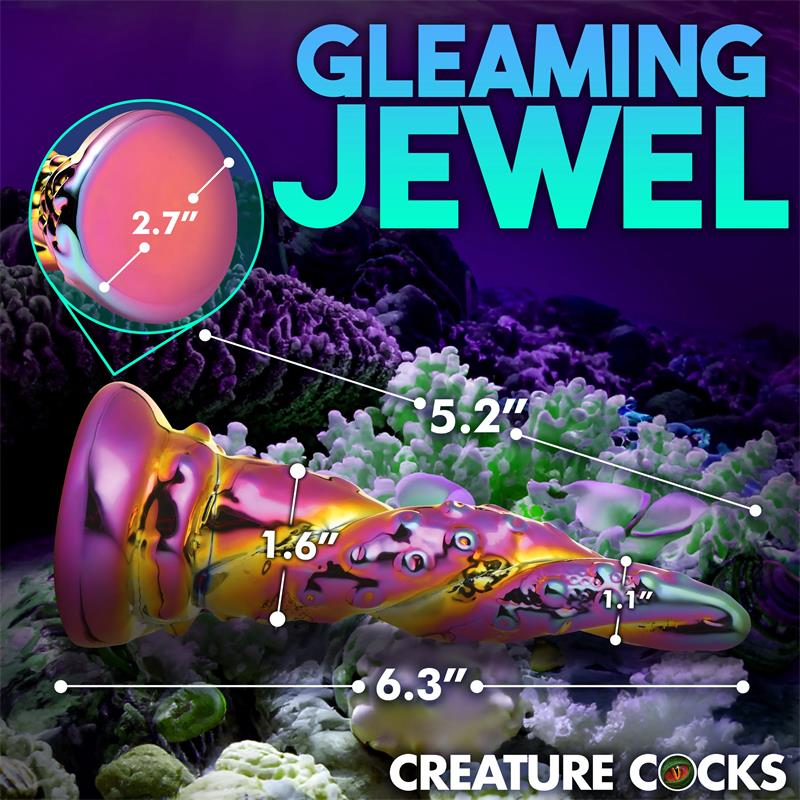 Enchanting Rainbow borosilicate Glass Dildo – Image 10