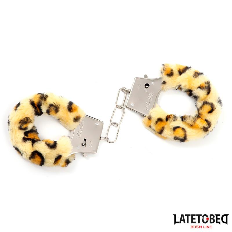 Furry Metal Cuff Animal Print Leopard – Image 10